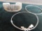 Sterling Silver Cuff and Bangle Bracelets 28.7 Grams 3 Pieces