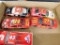 Lot of 5 Diecast Nascar Racing Cars 1:24 Scale Various Makers