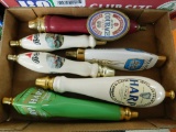 Group of 6 - 80s-90s Import Ceramic Beer Tap Handles