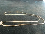 14K Yellow Gold Herringbone Necklace 2.77 Grams
