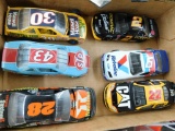Lot of 6 Nascar Racing Cars 3 Plastic Models 3 Diecast Cars 1:24 Scale