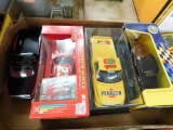 Lot of 4 Diecast Cars 2 Nascar 1 Pickup Truck and a Chevy Coupe 3 in Original Boxes 1:24 Scale