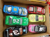 Lot of 6 Diecast Nascar Racing Cars 1:24 Scale Various Makers