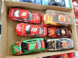 Lot of 6 Diecast Nascar Racing Cars 1:24 Scale Various Makers