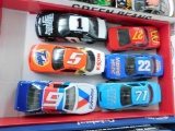 Lot of 6 Diecast Nascar Racing Cars 1:24 Scale Various Makers