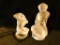 2 Small Lalique Frosted Crystal Nudes