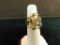 14K Yellow Gold Ring with Emeralds 4 Grams Total Weight