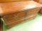 Montgomery Ward Mahogany Cedar Lined Blanket Chest with Drawer