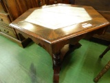 Hexagon Victorian Marble Top Table