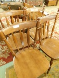 Maple Arrow Back Chairs