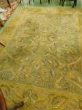 Gold and Green Rug