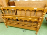 Maple Double Bed with Rails