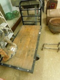 Nutting Wood and Metal Industrial Cart