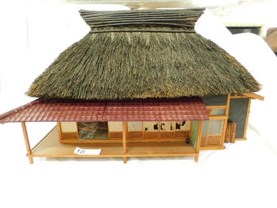 Japanese Doll House with Removable Roof