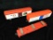 Lionel #6-7710, #6-7703 and #6-19484 - Mail Pouch Boxcar - Beechnut Boxcar - Flatcar with Lumber