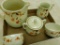 Box Lot of Jewel Tea Creamer and Sugar - Pitcher and 2 Small Bowls