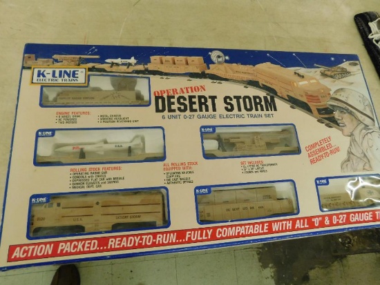 K-Line #K-1125 O-27 Gauge "Operation Desert Storm" Electric Train