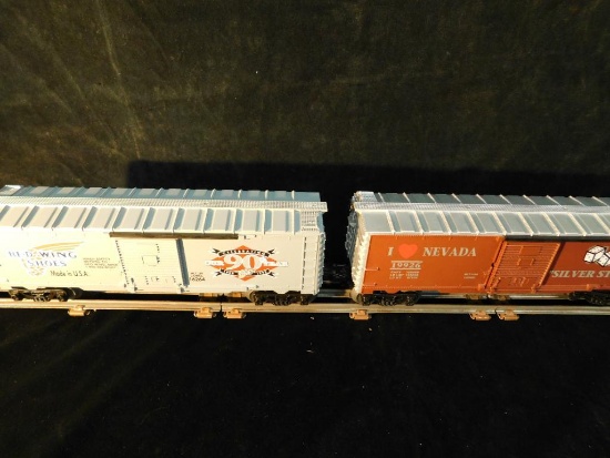 Lionel #6-16264 and 6-19926 Red Wing Shoes Boxcar and "I Love Nevada" Boxcar 2 Pieces