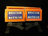Lionel 2 #6-5133 and 2 #6-5132 O Gauge Remote Control Switch - Left and Right
