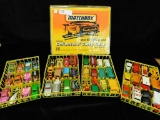Vintage Matchbox Case with 4 Trays Holding 48 Cars