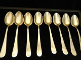 Sterling Silver - 8 Espresso Spoons - 53 Grams