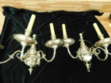 Pair of Vintage Silver Plate French Sconces - 29