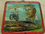 Vintage Evel Knievel Tin Lunch Box - AS IS - No Thermos