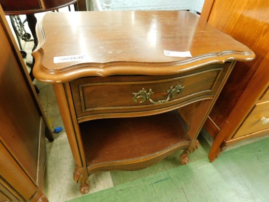 French 1 Drawer Night Stand