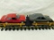 LGB - Lehmann- G-Gauge -#4059 - Mercedes Auto Carrier Flat Car with 2 Cars