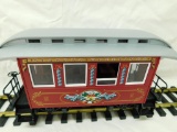 LGB - Lehmann- G-Gauge -# - 1996 Christmas Passenger Car - Red