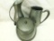 Lot of 3 Pewter Items - 1 Pitcher - 1 Ewer - 1 Lidded Ice Bucket