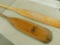 Unmatched Pair of Vintage Oars - 1 is Cavaness Wood Working