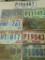 Box Lot with 9 SC Car Tags - License Plates
