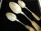 Tray of 3 Sterling Silver Spoons - 73.2 Grams