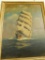 Oil on Canvas Ship Painting Signed T. Bailey
