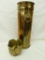 Brass Shell Umbrella Stand and Brass Shell Vase