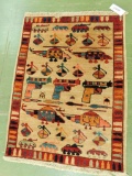 Estate Rug - Tanks - Guns - Helicopters and Grenades - 2'4