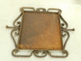 Vintage Cast Iron Plate Base or Cap