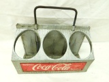 Vintage Coca Cola Aluminum Bottle Carrier