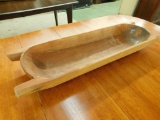 Wood Dough Bowl / Dugout Bowl