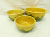 Vintage Shawnee Corn Cob Mixing Bowls