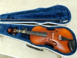 Vintage Violin in Case with Bow