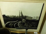 1961 Artist Proof Signed Engraving - Railroad