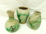 3 Pieces of Nemadji Native American Pottery