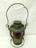 Vintage Dietz Vesta N.Y.N.H and H. Red Globe Railroad Lantern