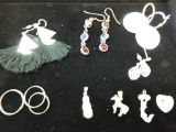 Sterling Silver - 27.9 Grams - Earrings - Rings - Charms