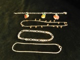 Sterling Silver - 4 Bracelets