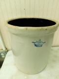 Vintage 6 Gallon Crock - Brown Glaze Interior