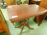 Mahogany Game Table - Small Veneer Issue