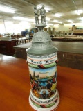 1907 Authentic Regimental Lithopane Stein